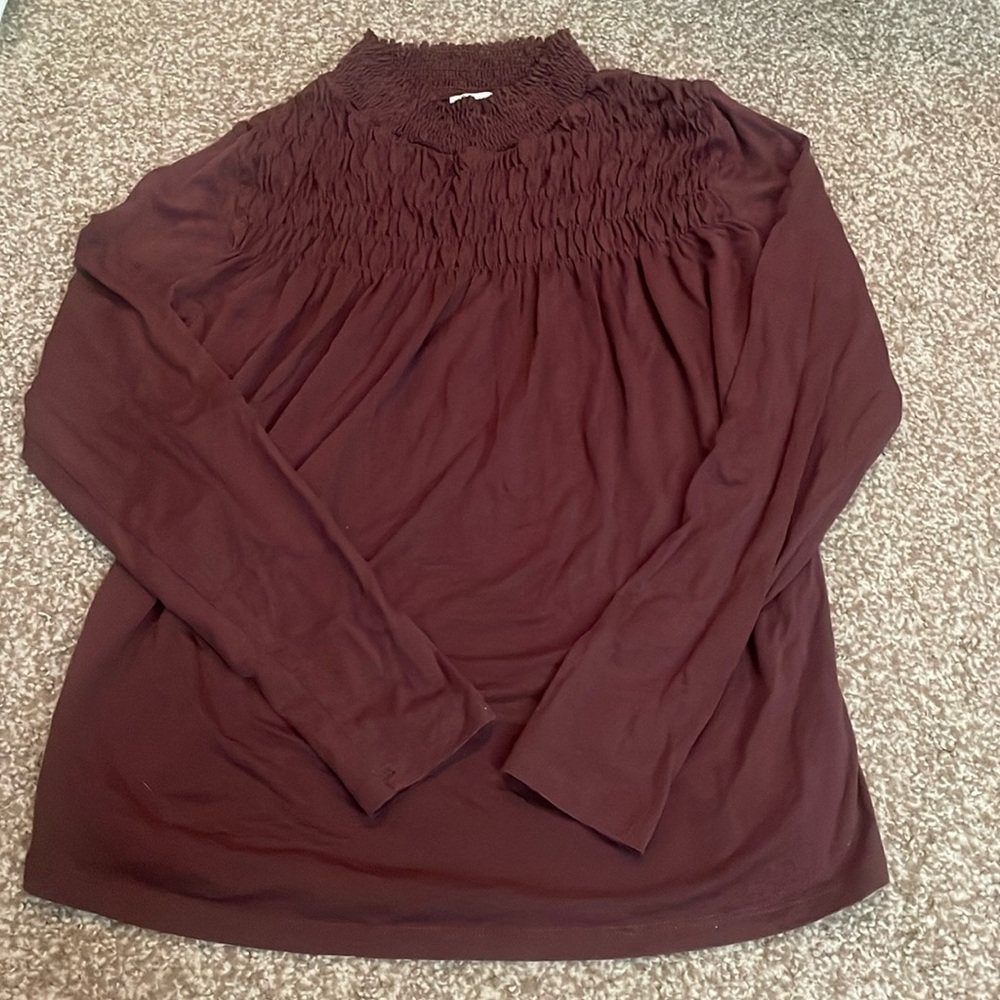Sundance Mock Turtle Neck Long Sleeve Shirt